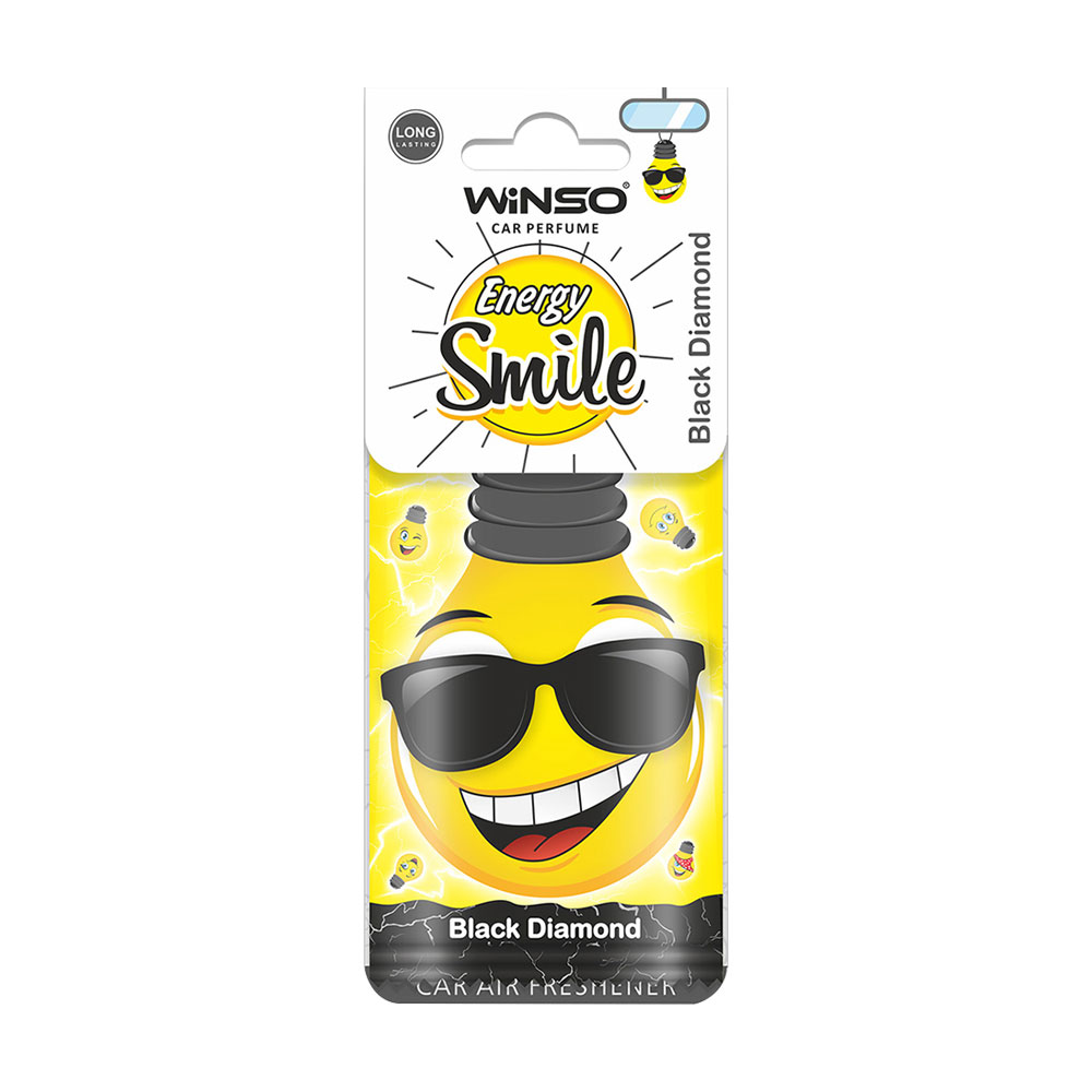 Ароматизатор для авто Winso Energy Smile, Black Diamond, 6 г