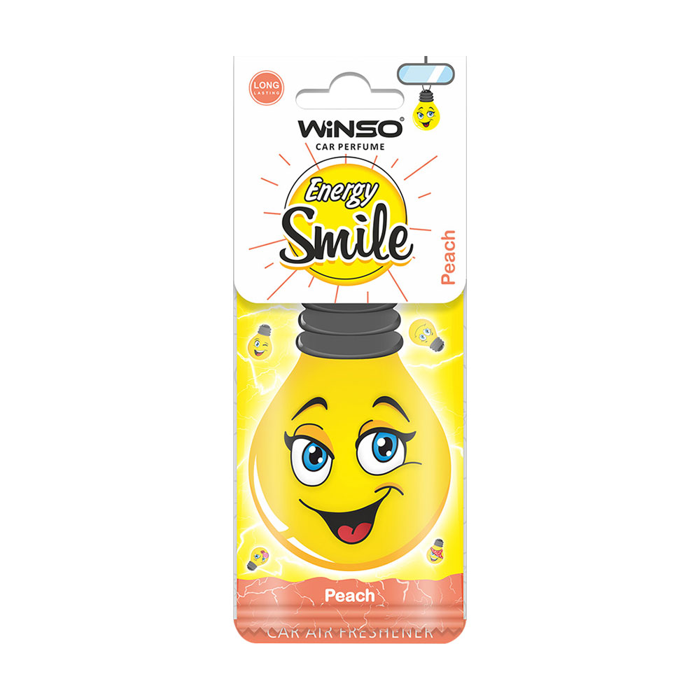 Ароматизатор для авто Winso Energy Smile, Peach, 6 г